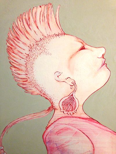 Disegno su muro 