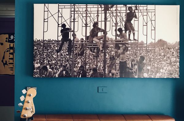 Sala per la musica, pannelli decorativi fonoassorbenti